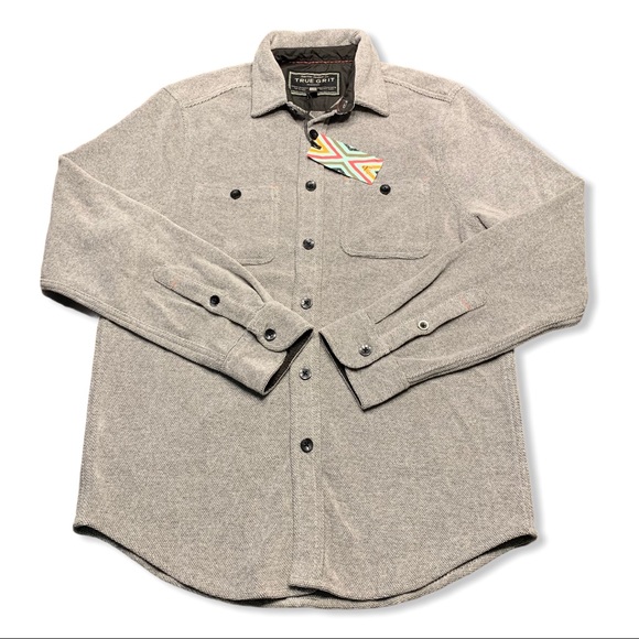 True Grit Other - True Grit Softest Chenille Two Pocket Shirt Jacket